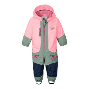 Tenue de pluie color-blocking