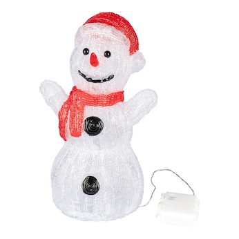 Figurine à LED «Bonhomme de neige»