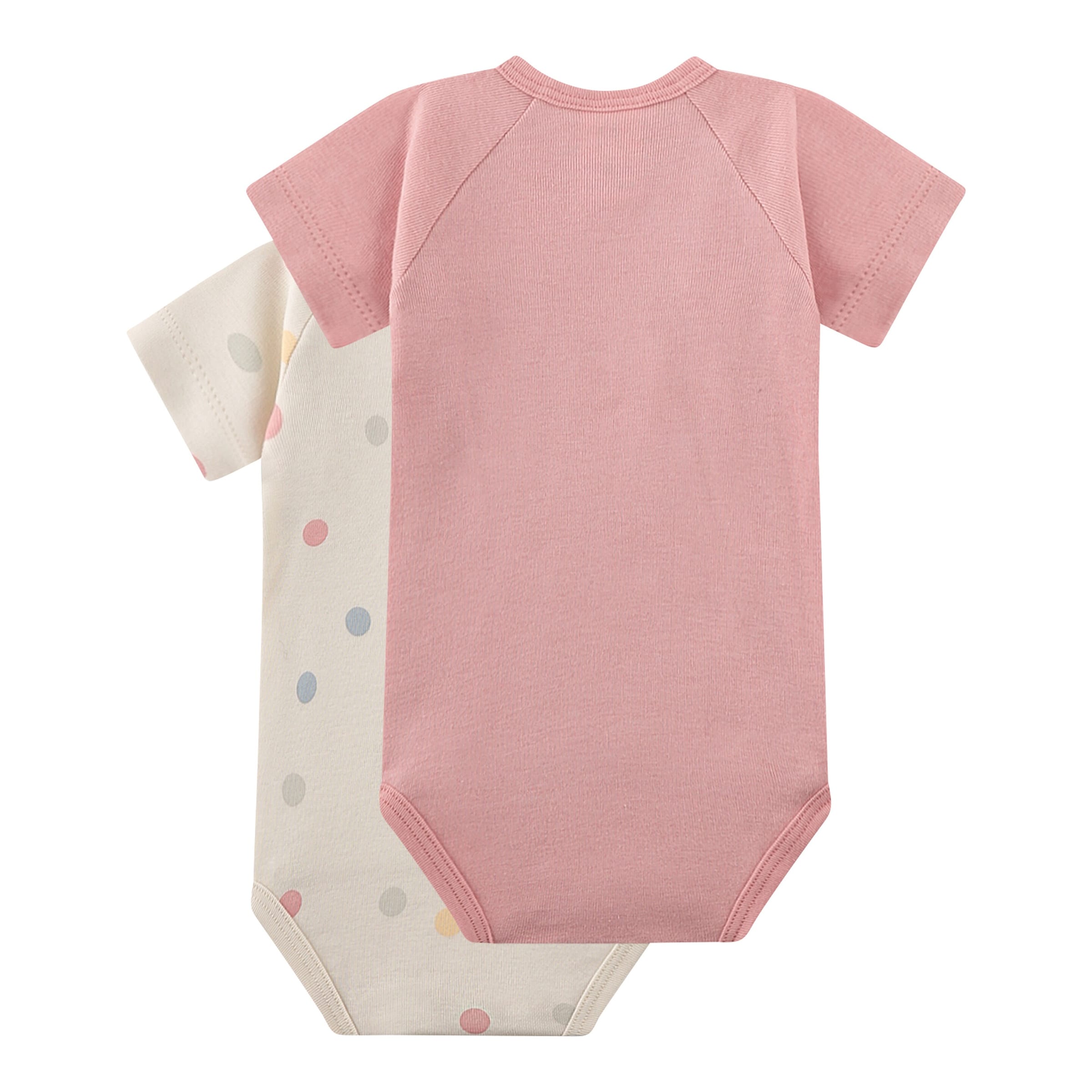 Sanetta 2er-Pack Wickelbody kurzarm Punkte