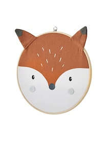 Kinderzimmer Wanddeko FUCHS mit Rahmen