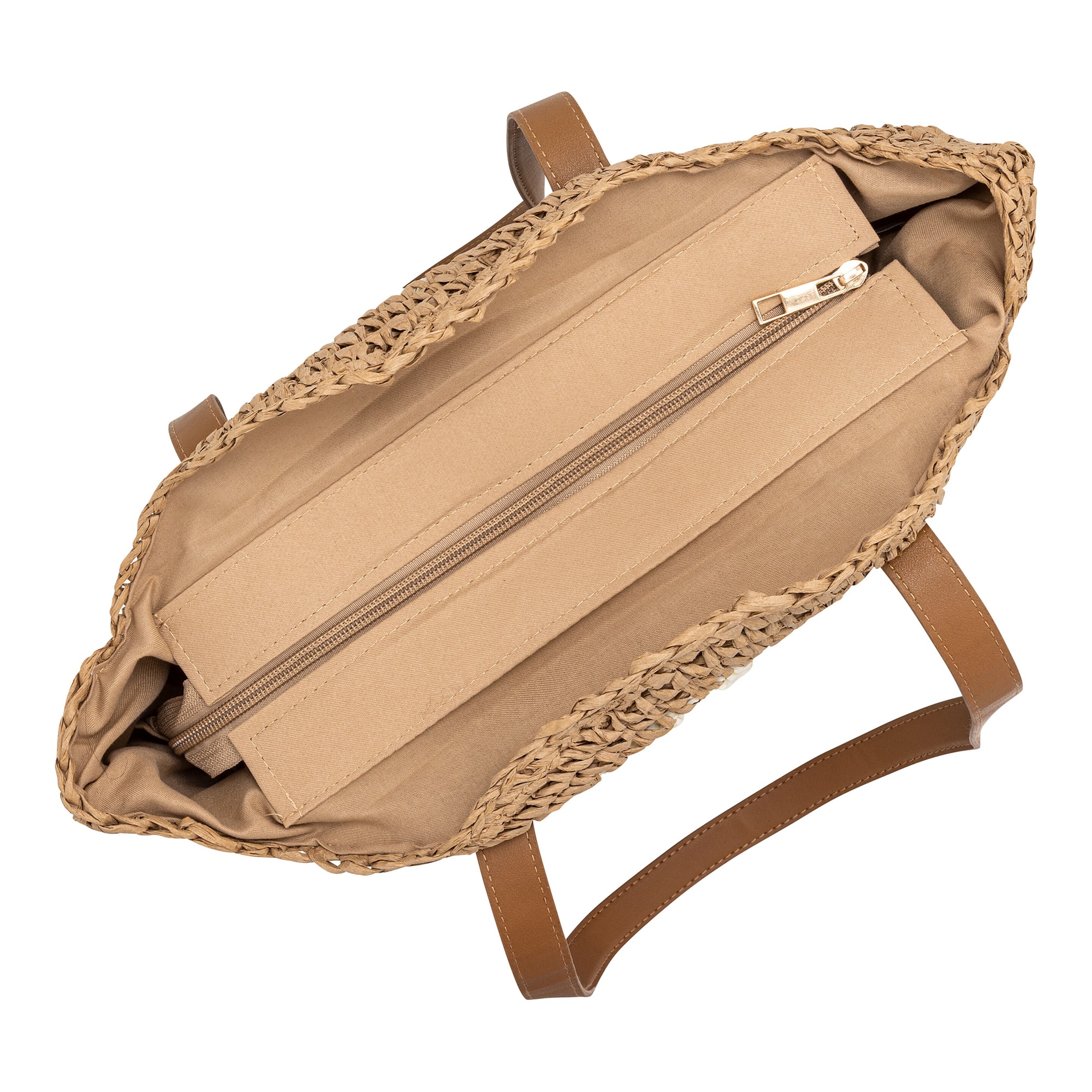 Bast-Sommertasche „Glücksauge“