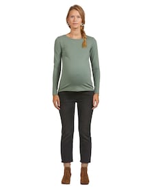 Flare-Jeans für die Schwangerschaft, Schrittlänge 65 cm, Bundweite verstellbar