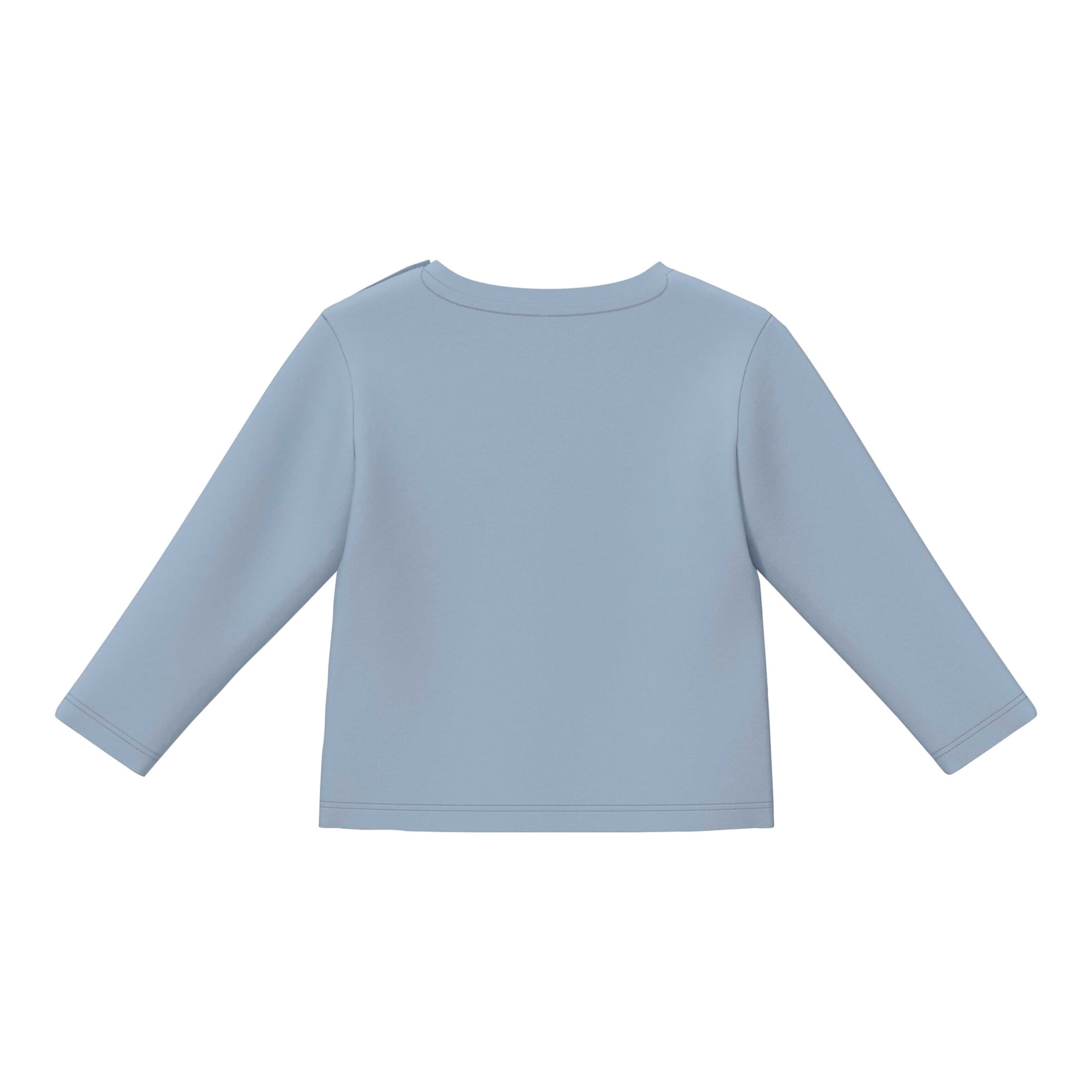 S.Oliver Shirt langarm Häkel-Pinguine