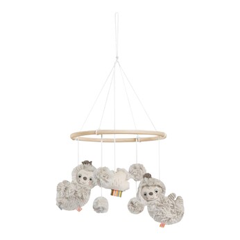 Holz-Mobile Faultier 22cm
