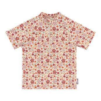 Bade-T-Shirt mit UV-Schutz Blumen