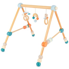 Spielbogen aus Holz höhenverstellbar - ab Geburt