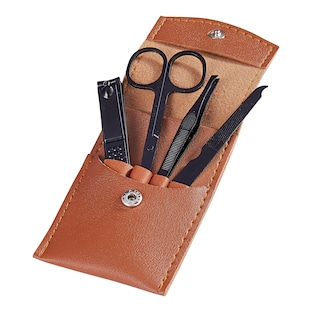 Maniküre-Set mit Etui, 4-teilig