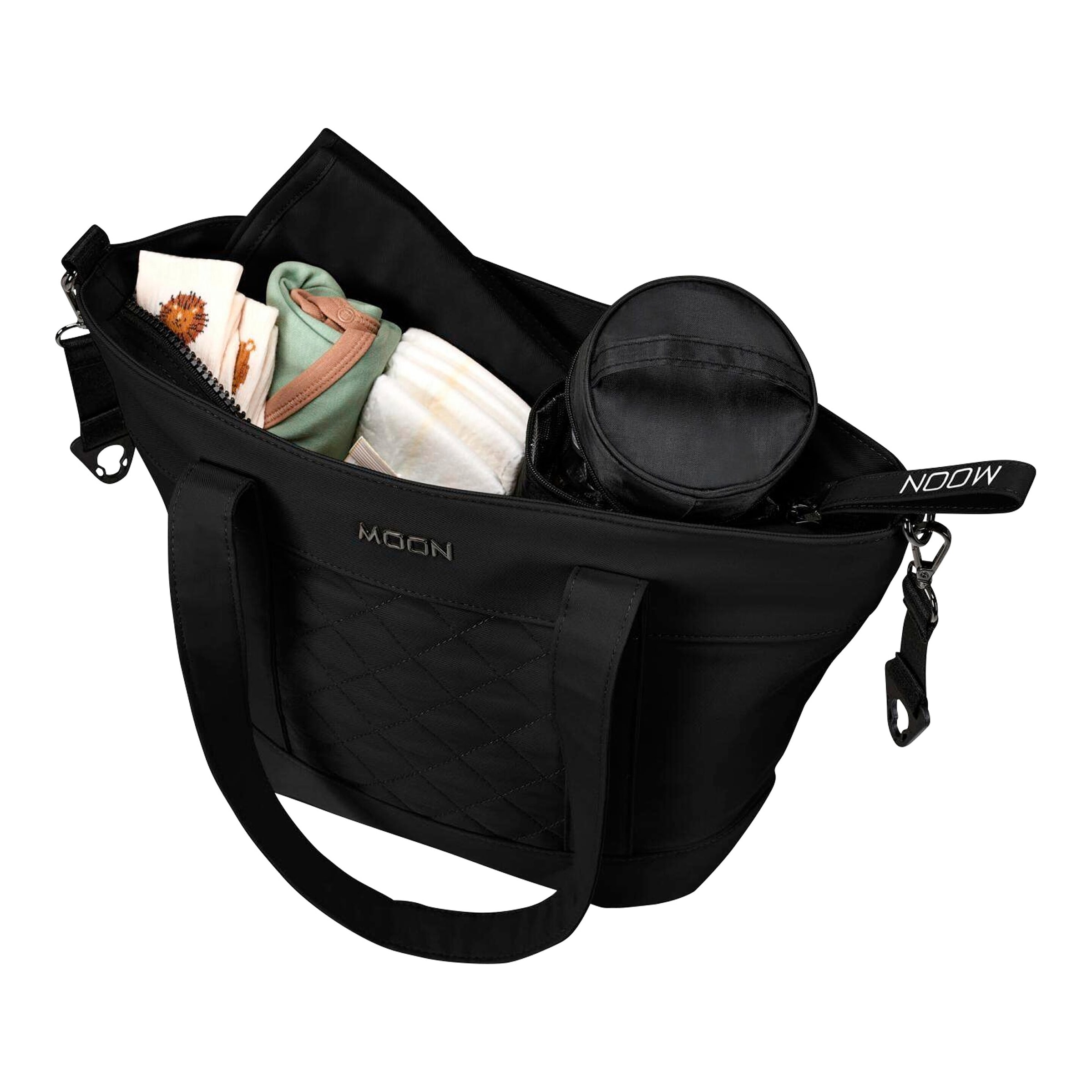 Thumbnail - Moon Wickeltasche V-Shape Bag schwarz