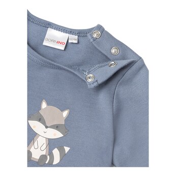 Shirt langarm Waschbär