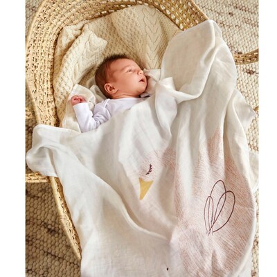 3er-Pack Mullwindel Soft Swaddle L 80x80 cm