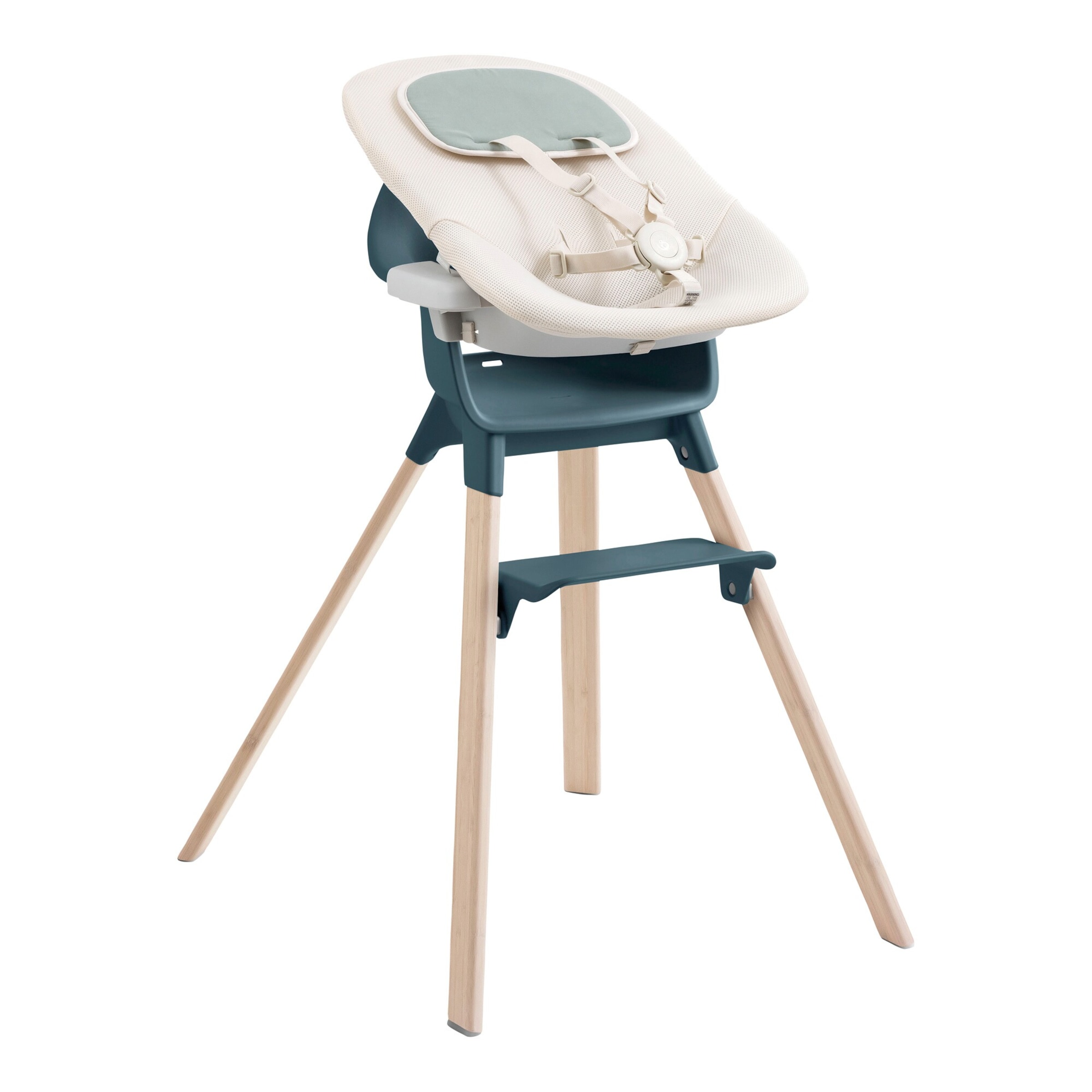 Stokke® Clikk™ Bundle Hochstuhl Bambus inkl. Newbornset