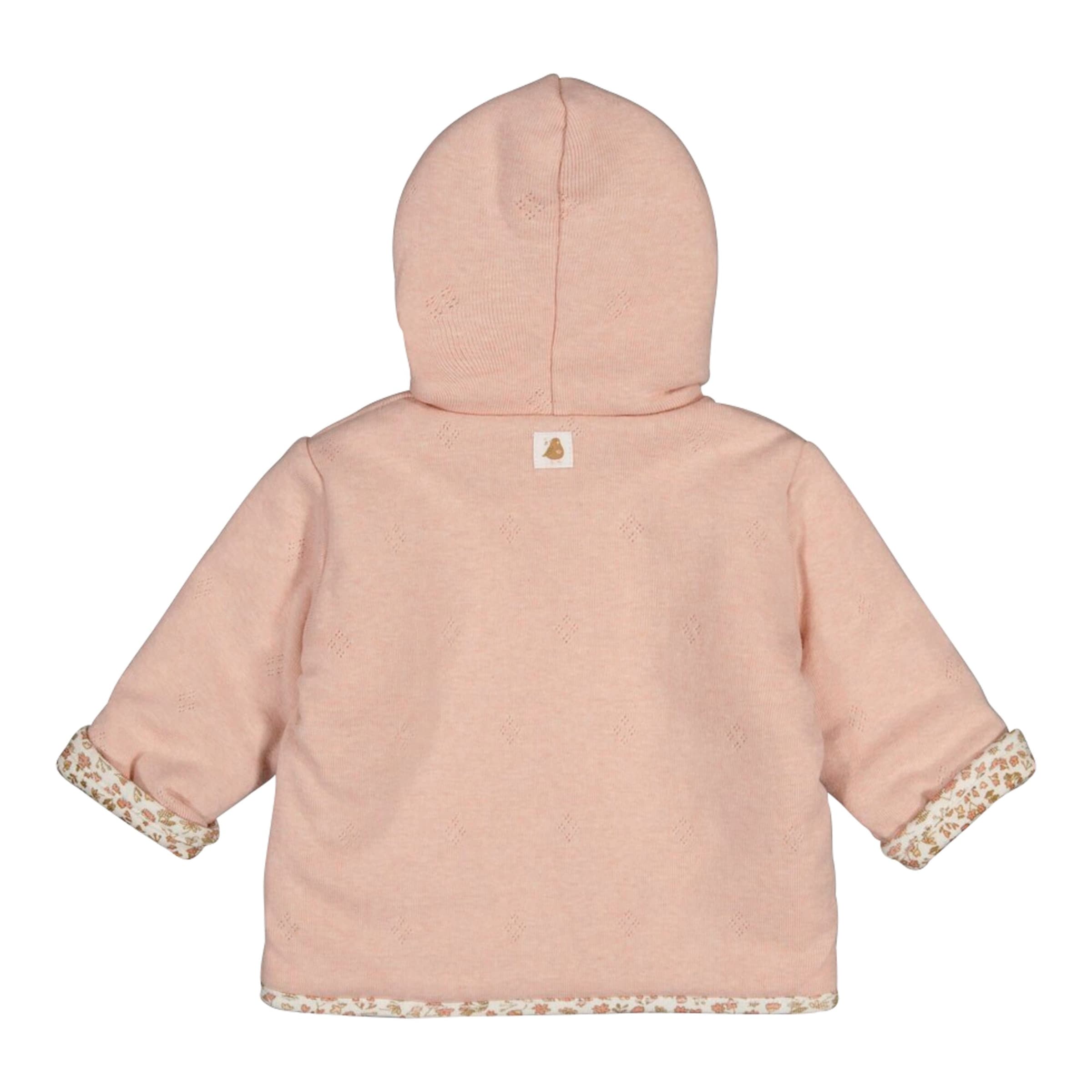 Ajour-Wendejacke mit Kapuze Blumen
