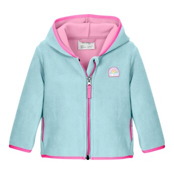 Fleecejacke mit Kapuze