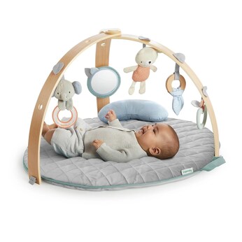 Spielbogen aus Holz mit Decke
