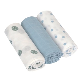 3er-Pack Mullwindeln 80x80cm 