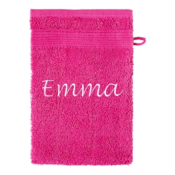 Washandje gepersonaliseerd met naam, 1 stuk