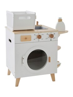 Kinder Waschmaschine und Bügelstation, Holz FSC