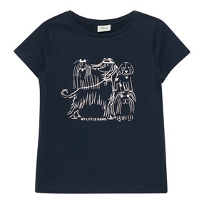 T-Shirt Hunde Glitzer