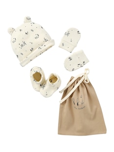 Jungen Baby-Set: Mütze, Handschuhe & Schühchen Oeko-Tex