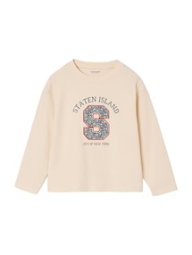 Shirt mit Buchstaben-Applikation Mädchen
