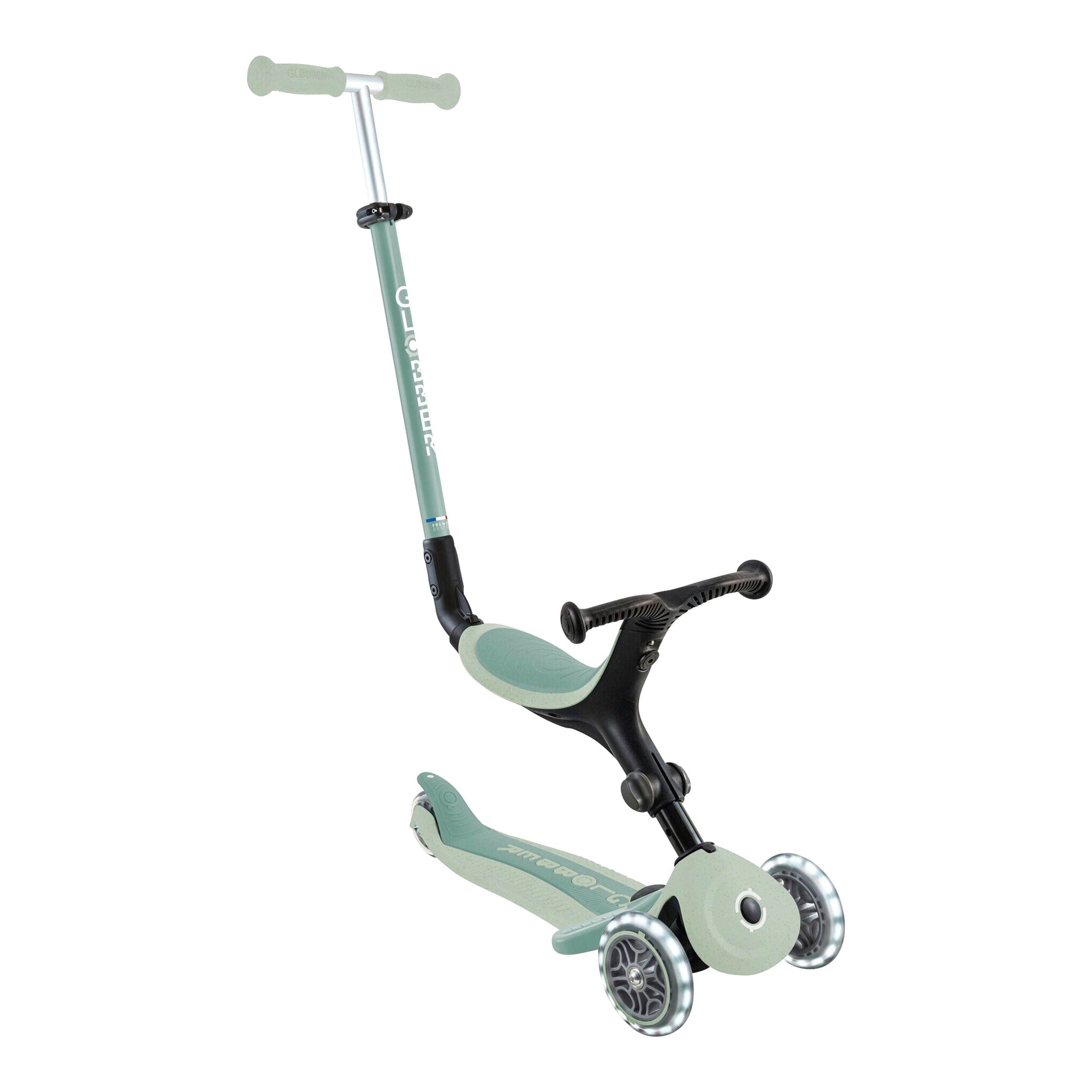 Scooter 3in1 Go-Up active ECO mit Leuchtrollen