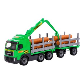 PowerTruck Holzfrachter mit Anhänger