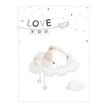 Babydecke Microfaserflausch 75x100 cm 