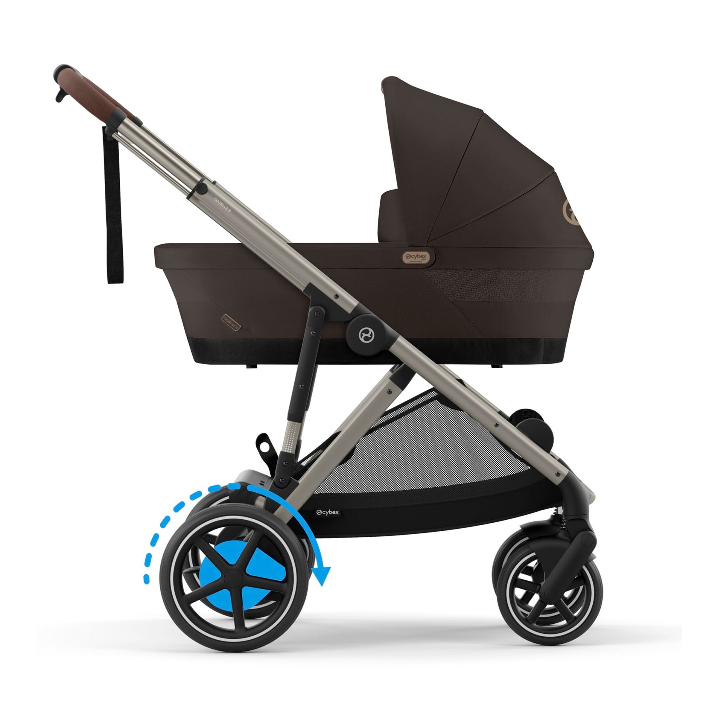 Cybex Gold Kombikinderwagen eGazelle braun