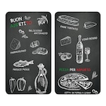 Herdabdeckplatte, 2er Pack