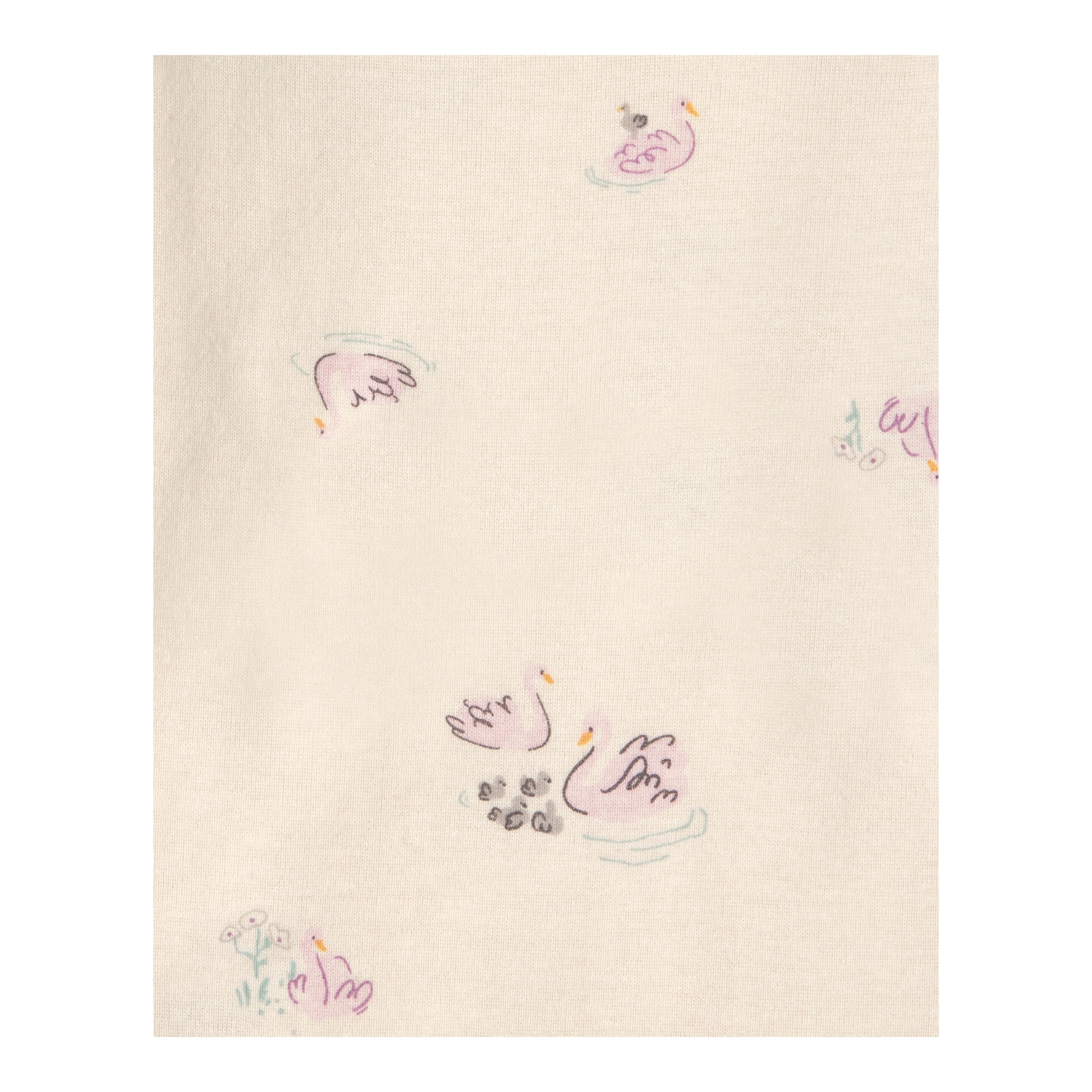 Carter's 4er-Pack Bodys langarm Blumen Schwäne Ajour
