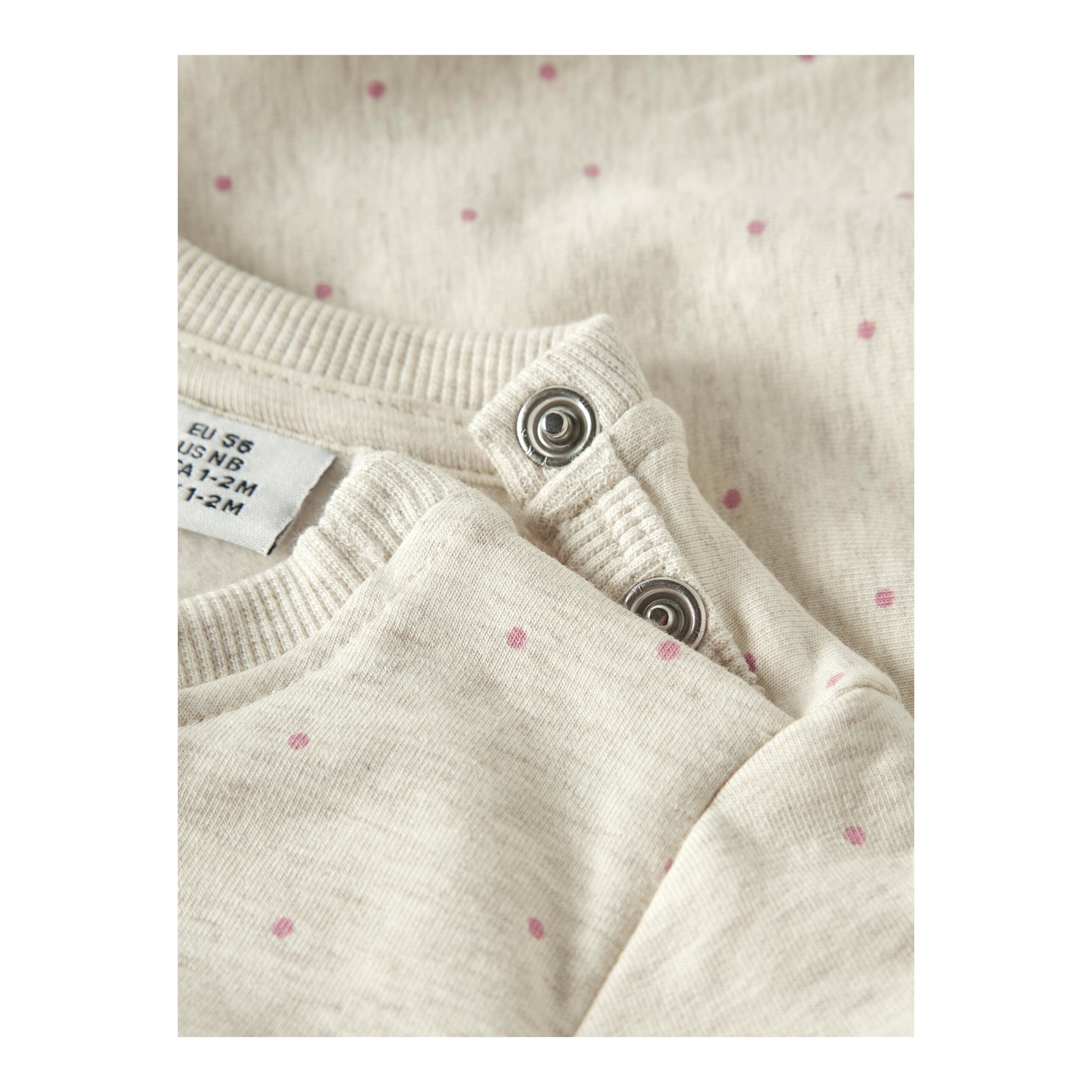 Sweatshirt Blume Punkte