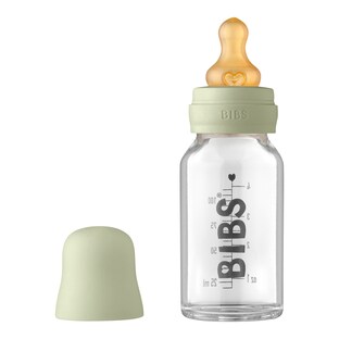 Babyflasche aus Glas, 110 ml, ab 0M
