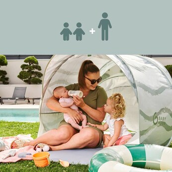 Strandmuschel Moov & Protect mit UV-Schutz 50+