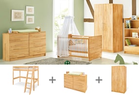 Jugendzimmer-Set „Natura” extrabreit mit Hochbett, 3-tlg.