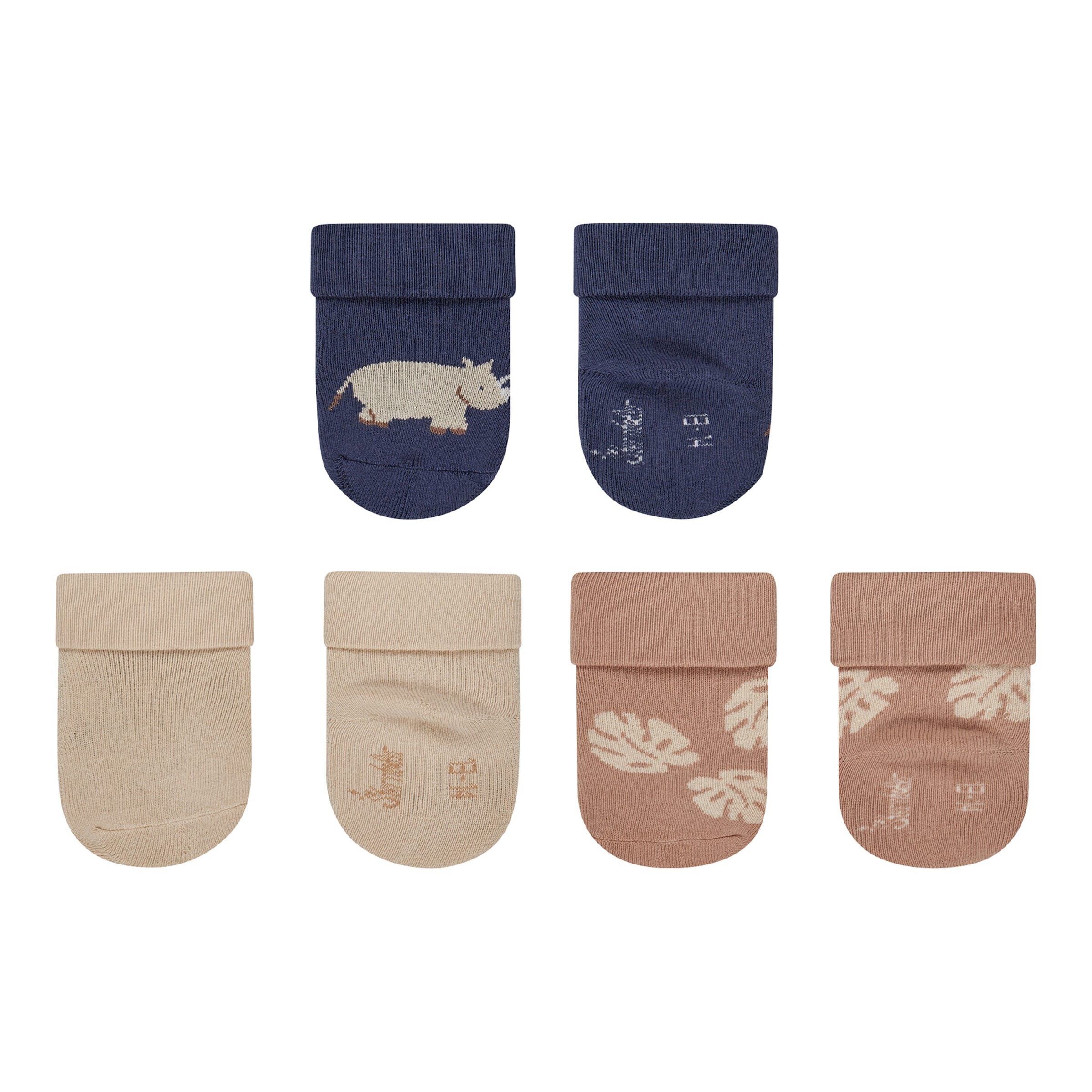 Sterntaler 3er-Pack Socken Nashorn