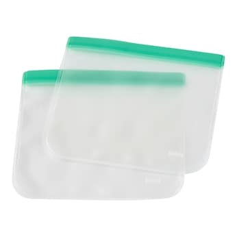 Sachets à zips réutilisables, 2 pièces