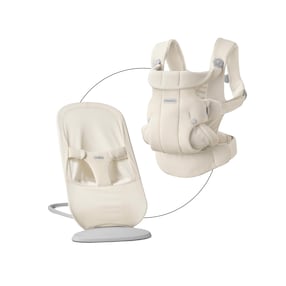Bundle Babywippe Begin Mesh & Babytrage Hold