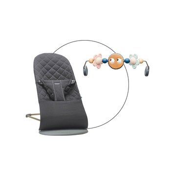 Bundle Babywippe Bliss gewebt inklusive Spielbogen 
