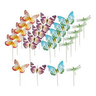 Blumenstecker Schmetterlingszauber, 24 Stück
