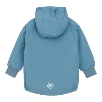 Regenjacke mit abnehmbarer Kapuze