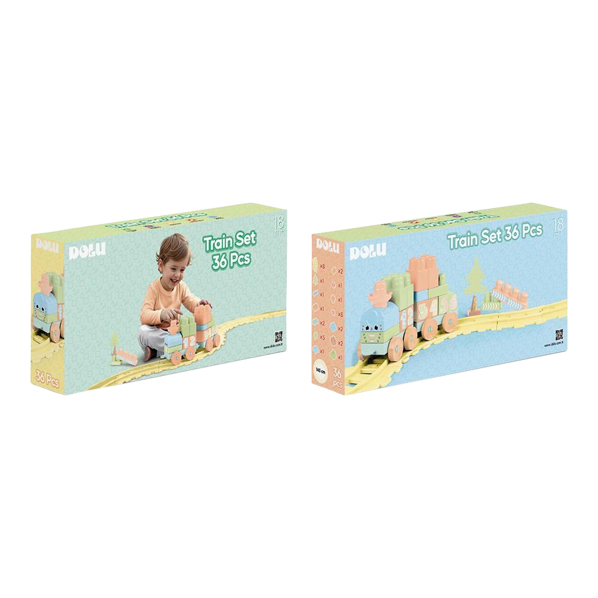 Zug-Bausteine Set 36 tlg.