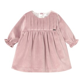Samt-Kleid langarm