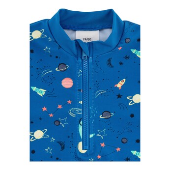 Badeshirt langarm mit UV-Schutz Weltall