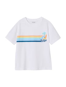 T-Shirt mit Print CALIFORNIA Jungen, mit Recycling-Baumwolle