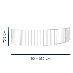 Schutzgitter Flex XXL 90-360 cm