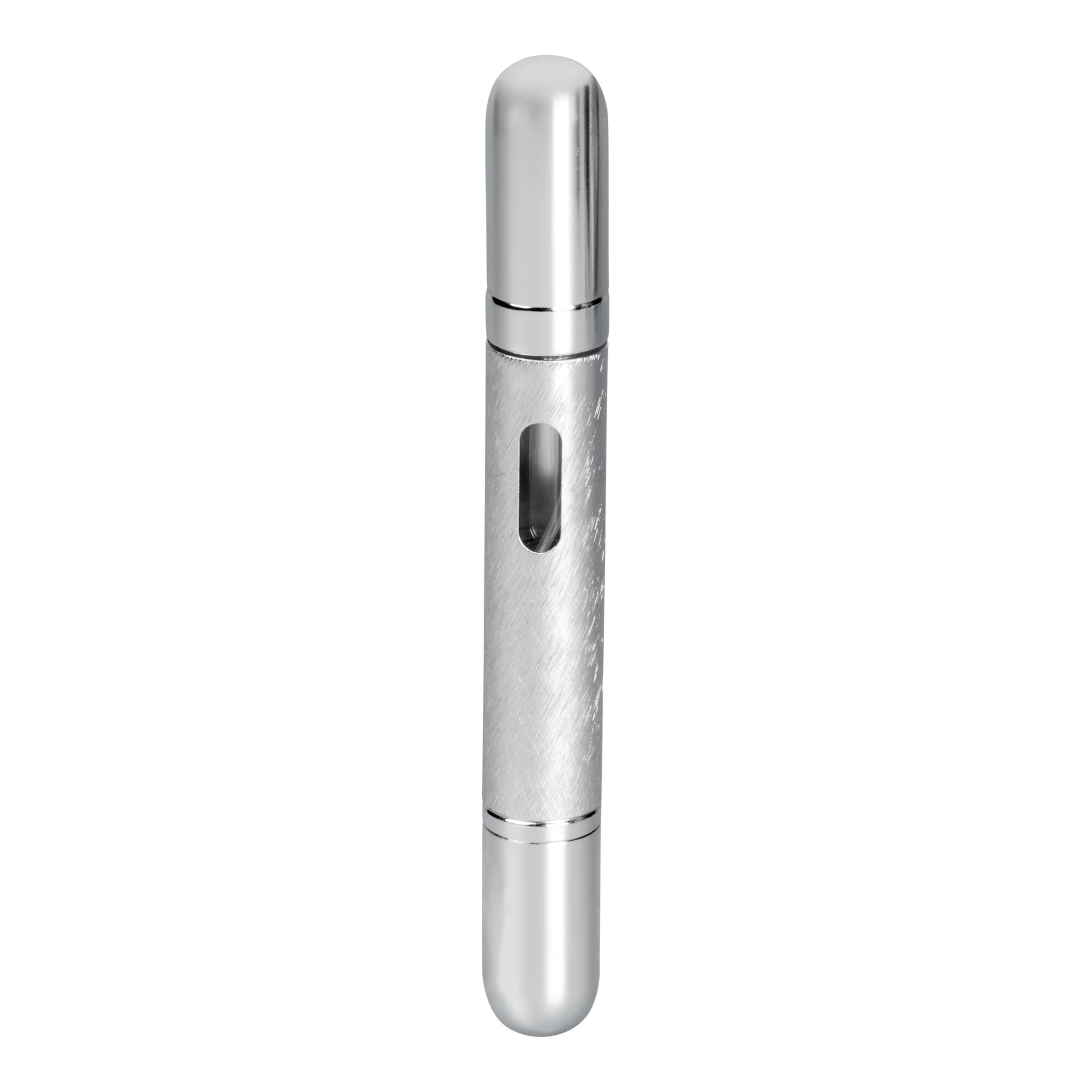 Parfum-Zerstäuber mit Roll-On, silber