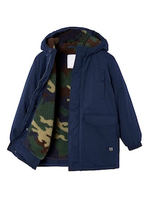 Jungen Winterjacke mit Teddyfleece-Futter & Recycling-Polyester