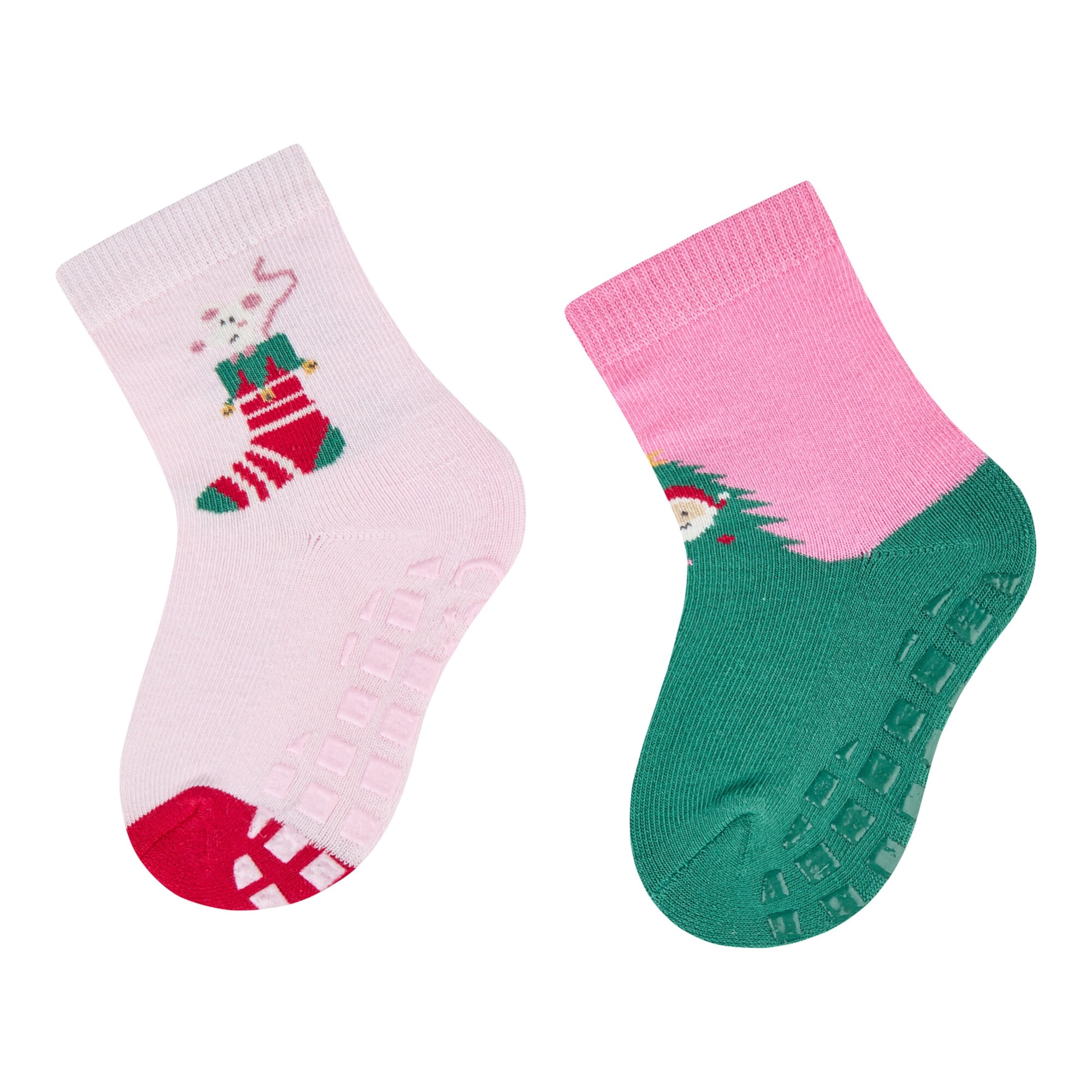 Sterntaler 2er-Pack ABS-Socken Weihnachten