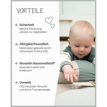 Nestchenschlange Waffelpiqué 300 cm 