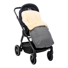 Winterfußsack Lammfell Lille für Kinderwagen, Buggy